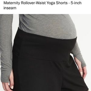 Old Navy maternity yoga shorts